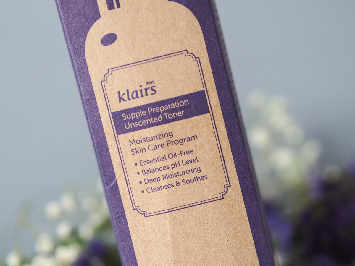 Klair's Supple Preparation Facial Toner packaging