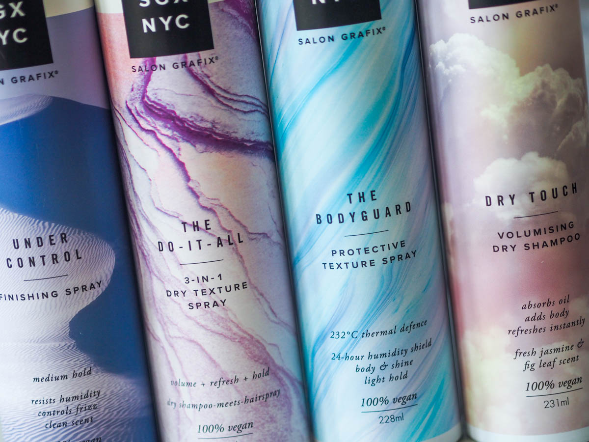 SGX NYC Haircare packaging